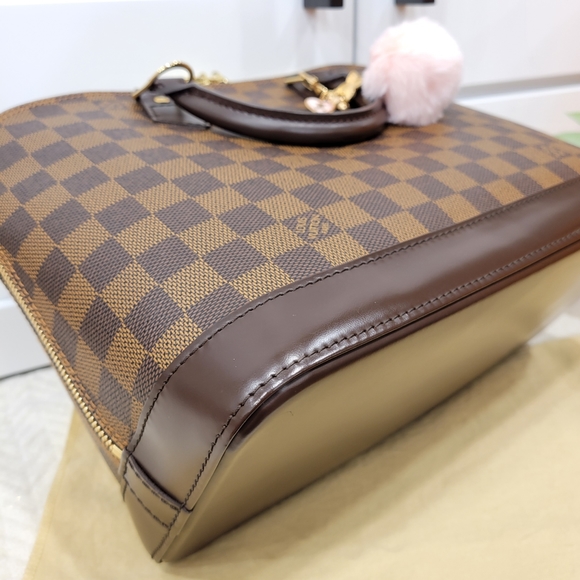💕BEAUTIFUL Handbag Louis Vuitton Alma PM Damier Ebene - Picture 10 of 16